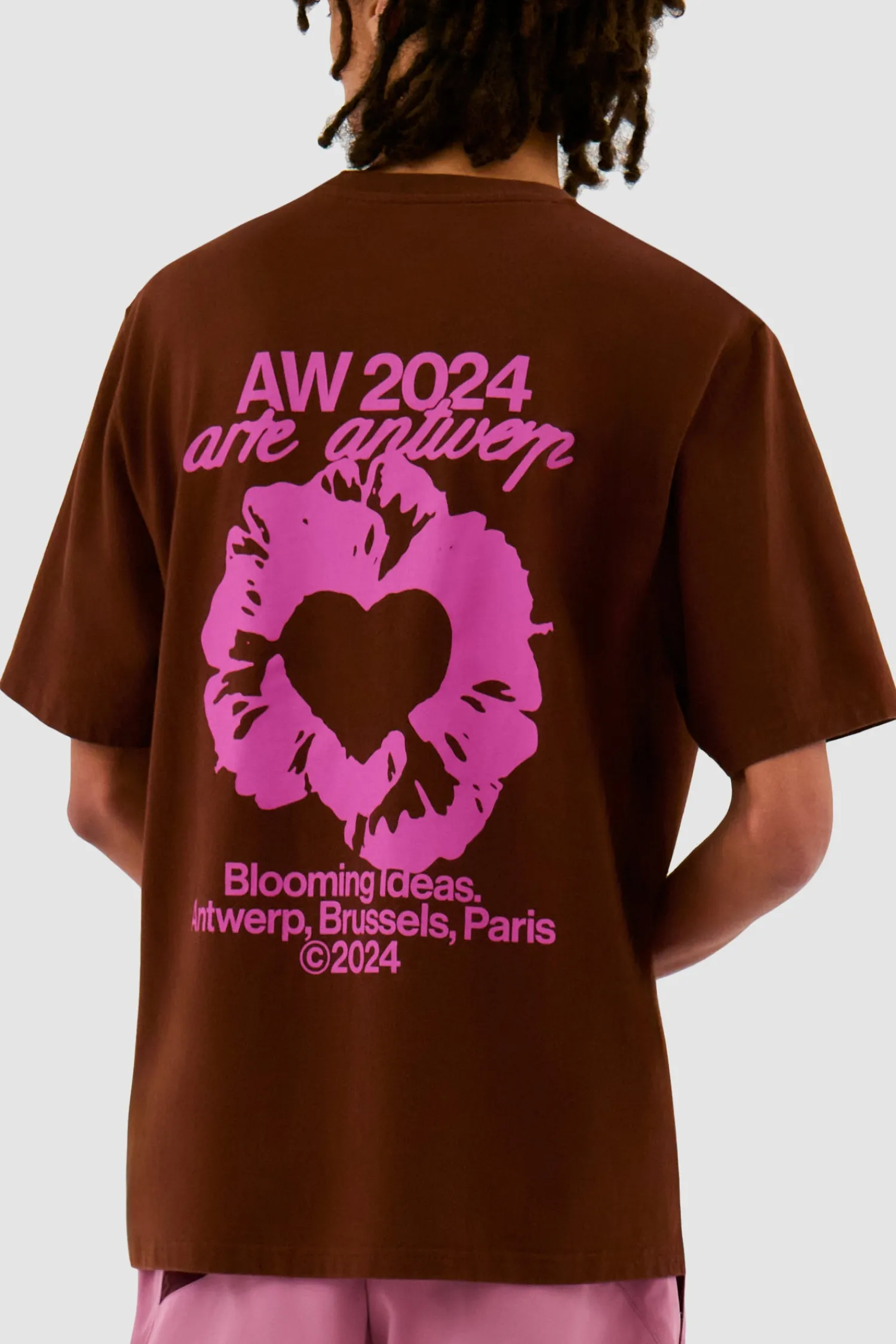 Arte Antwerp T-shirt Rose - marron Best Sale