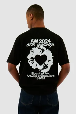 Arte Antwerp T-shirt Rose - Noir Hot