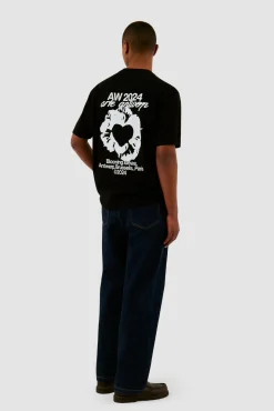 Arte Antwerp T-shirt Rose - Noir Hot