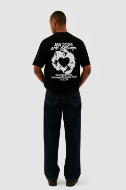 Arte Antwerp T-shirt Rose - Noir Hot