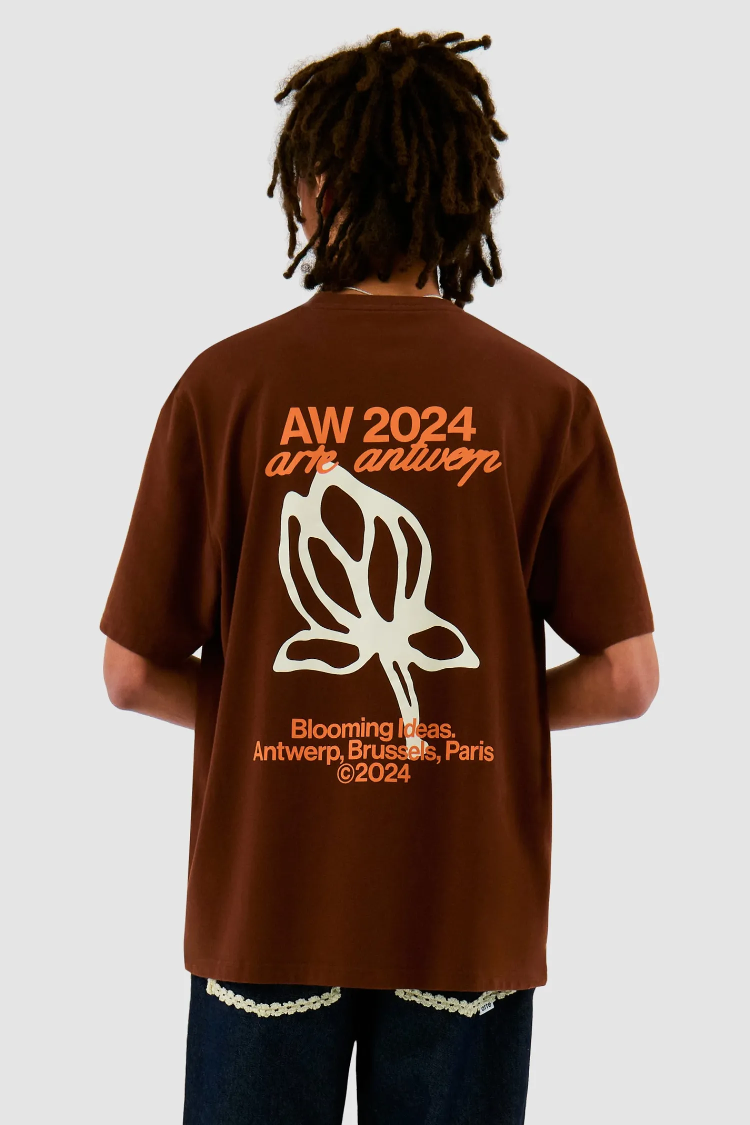 Arte Antwerp T-shirt Tulipe - marron Store