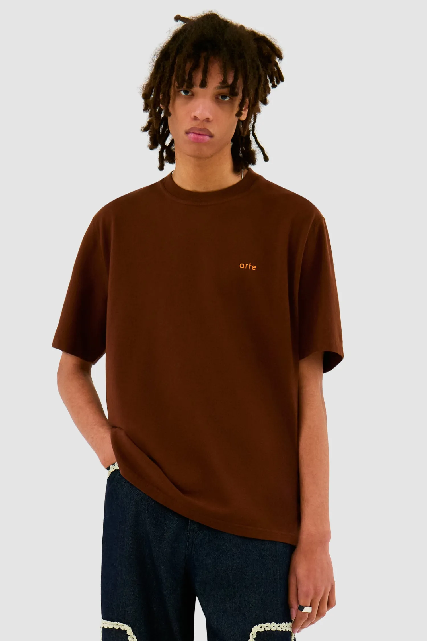Arte Antwerp T-shirt Tulipe - marron Store