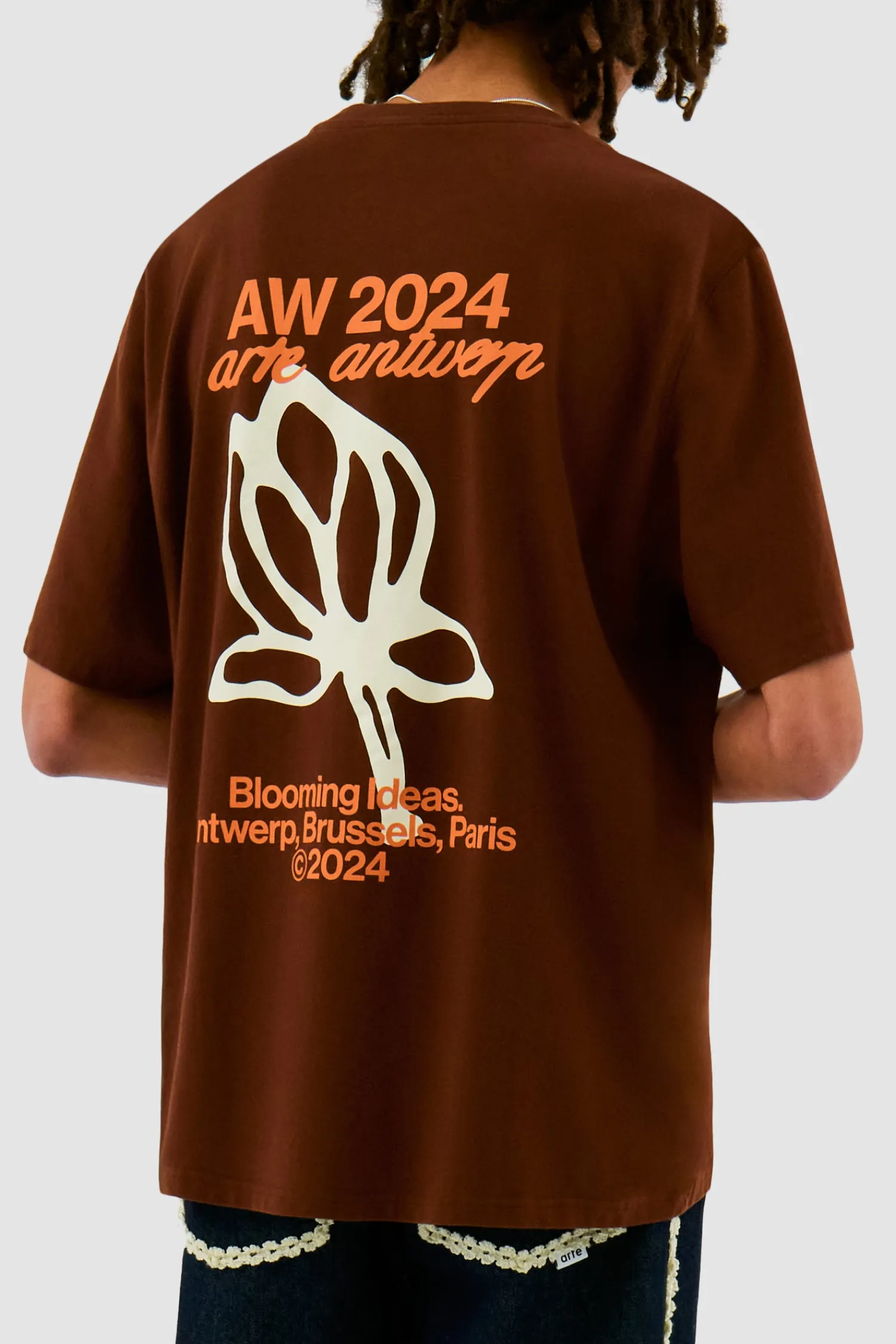 Arte Antwerp T-shirt Tulipe - marron Store