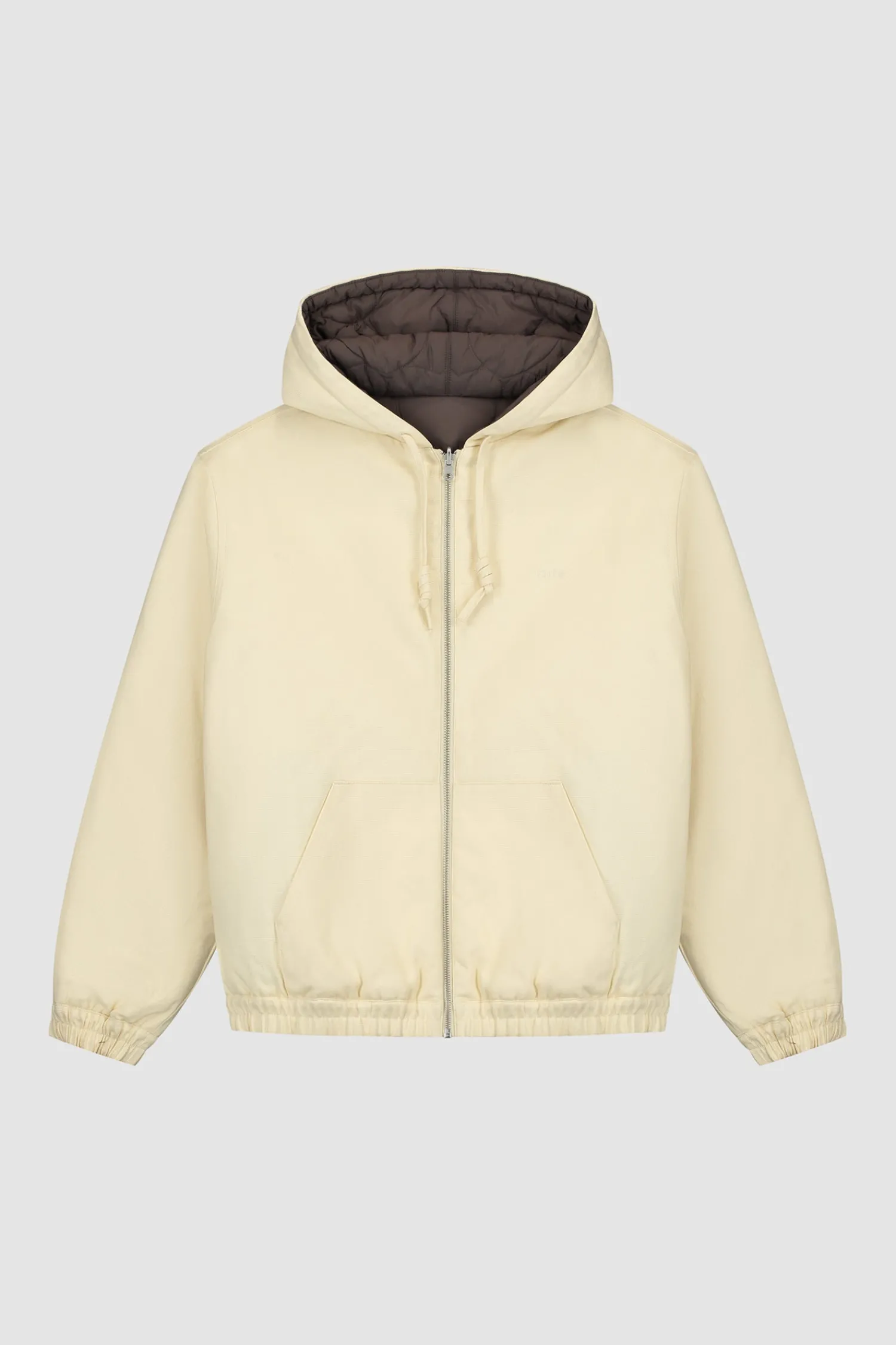Arte Antwerp Veste à capuche réversible - Crème Cheap