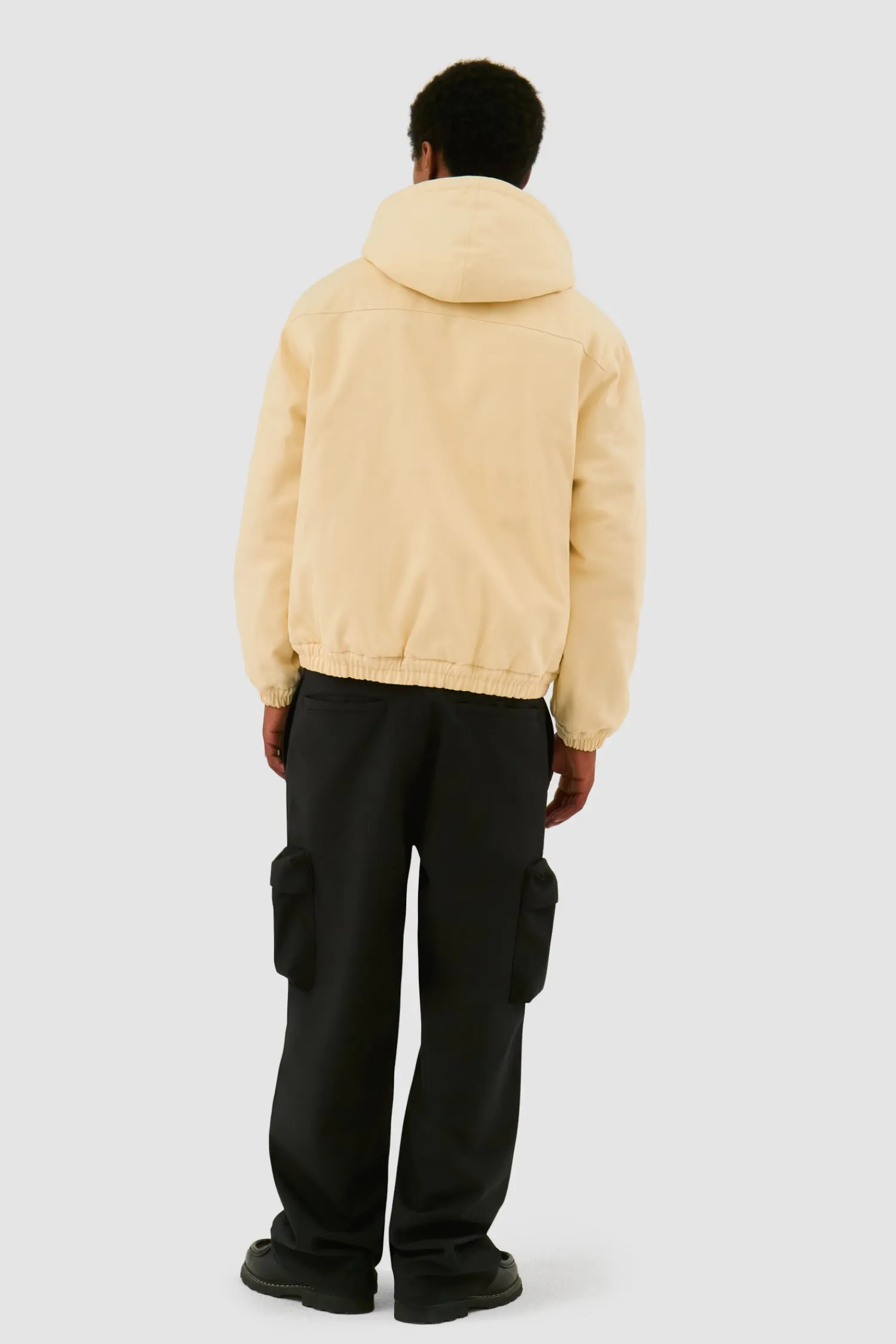 Arte Antwerp Veste à capuche réversible - Crème Cheap