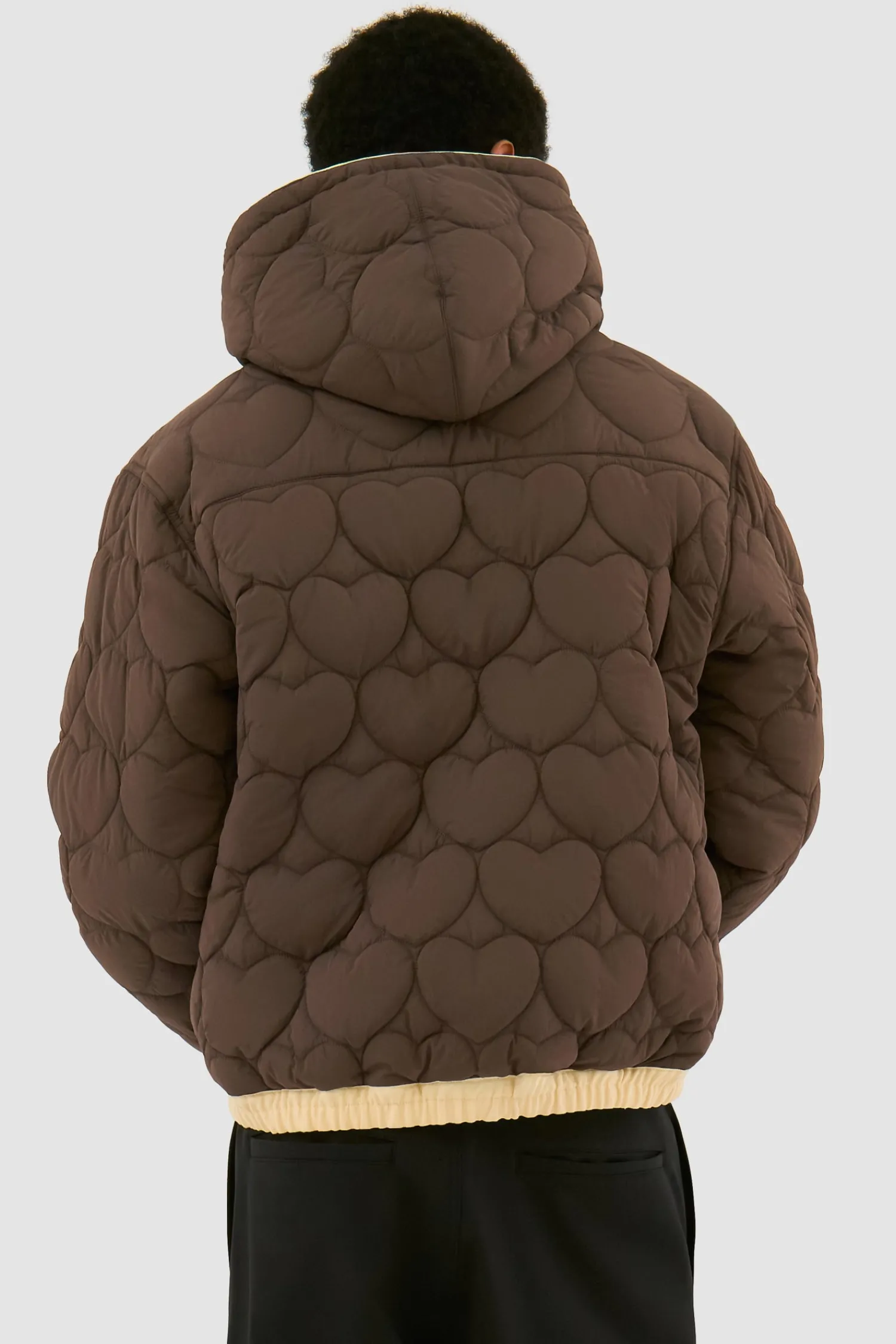Arte Antwerp Veste à capuche réversible - Crème Cheap