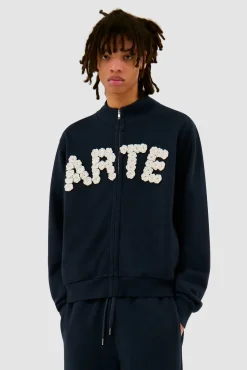 Arte Antwerp Veste à fleurs en crochet - Marine Store