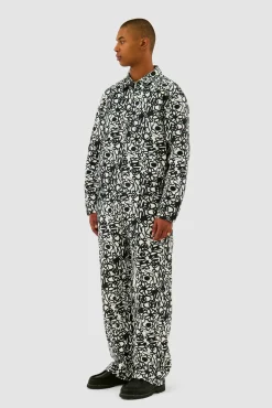 Arte Antwerp Veste Allover Flowers - blanc Flash Sale