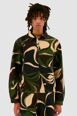 Arte Antwerp Veste Camo - Camo Kaki Cheap