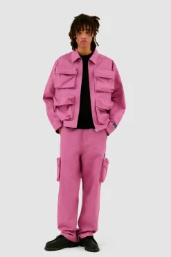 Arte Antwerp Veste en coton à poches 3D - rose Outlet