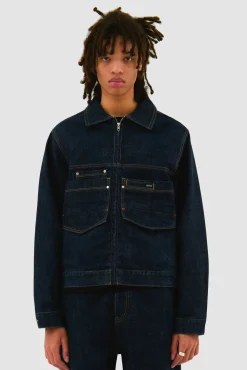 Arte Antwerp Veste en jean - Denim brut Marine Shop