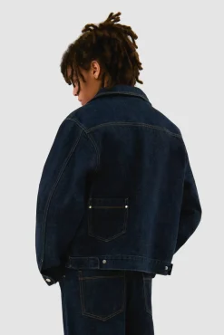 Arte Antwerp Veste en jean - Denim brut Marine Shop