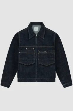 Arte Antwerp Veste en jean - Denim brut Marine Shop