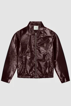 Arte Antwerp Veste en PU vernie - Rouge Online