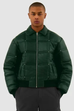 Arte Antwerp Veste Metal Hearts - vert Clearance