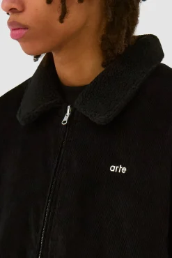 Arte Antwerp Veste Sherpa - Noir Sale