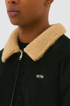 Arte Antwerp Veste Sherpa - vert New