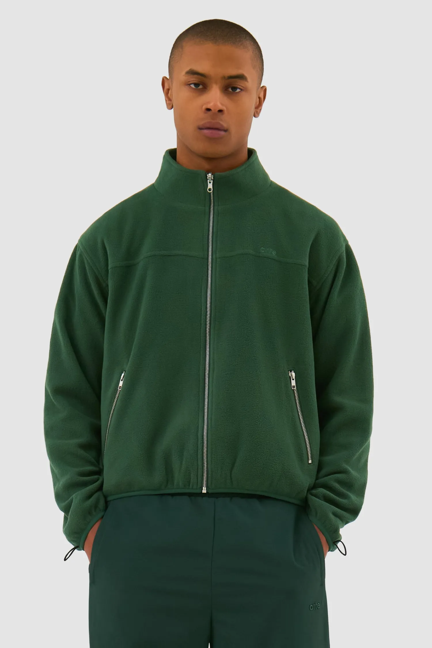 Arte Antwerp Veste technique en laine - vert Cheap