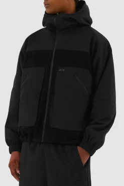 Arte Antwerp Veste technique en laine - Noir Discount